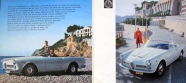 Alfa Romeo 2000 Spider Modelprogram 1959 Carbrochure (1594)